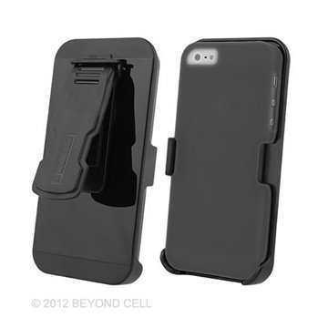 iPhone 5S iPhone SE Beyond Cell 3in1 Combo Case Grey / Black