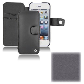 iPhone 5S iPhone SE Noreve Tradition B Wallet Leather Case Anthracite