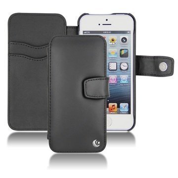 iPhone 5S iPhone SE Noreve Tradition B Wallet Leather Case Black