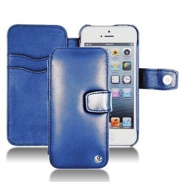 iPhone 5S iPhone SE Noreve Tradition B Wallet Leather Case Jean vintage