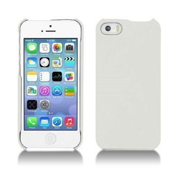 iPhone 5S iPhone SE Noreve Tradition E Leather Snap-on Cover White