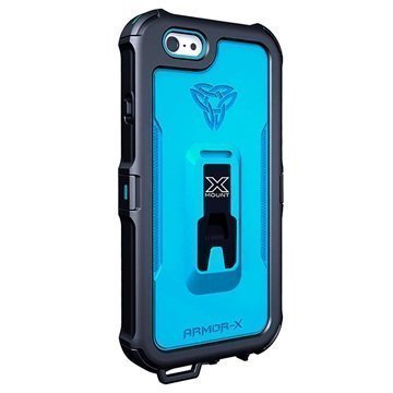 iPhone 6 / 6S Armor-X MX-AP4 Carabiner Vesitiivis X-Mount Suojakotelo Dynaamisen Sininen