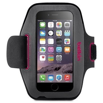 iPhone 6 / 6S Belkin Sport-Fit Armband Grey / Pink