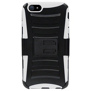 iPhone 6 / 6S Beyond Cell Armor Combo Suojakotelo Musta / Valkoinen