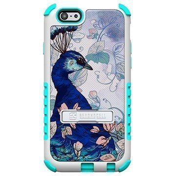 iPhone 6 / 6S Beyond Cell Tri Shield Design Hybrid Suojakuori Blue Peacock