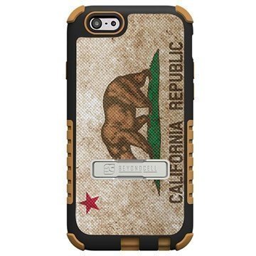 iPhone 6 / 6S Beyond Cell Tri Shield Design Hybrid Suojakuori California Flag