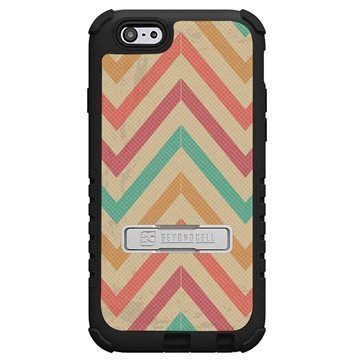 iPhone 6 / 6S Beyond Cell Tri Shield Design Hybrid Suojakuori Pastel Chevron