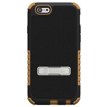 iPhone 6 / 6S Beyond Cell Tri Shield Hybrid Case Black / Brown