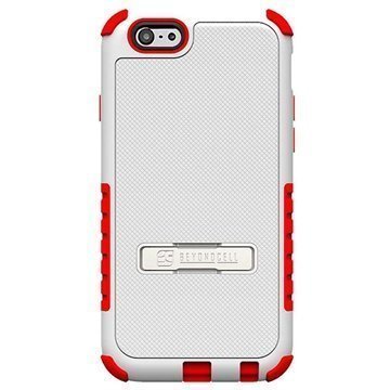 iPhone 6 / 6S Beyond Cell Tri Shield Hybrid Case White / Red