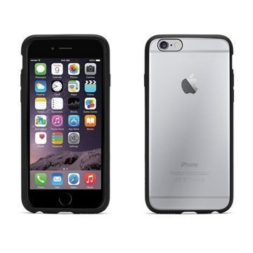 iPhone 6 / 6S Griffin Reveal Kotelo Musta / Läpinäkyvä