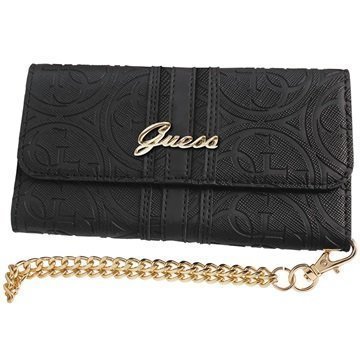 iPhone 6 / 6S Guess Heritage Clutch Kotelo Musta