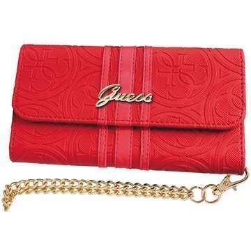 iPhone 6 / 6S Guess Heritage Clutch Kotelo Punainen