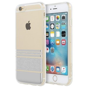 iPhone 6 / 6S Incipio Design Series Wesley Stripes Suojakuori Hopea