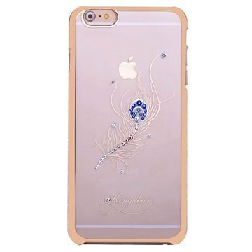 iPhone 6 / 6S Kingxbar Swarovski Crystal Suojakotelo Riikinkukon Sulka