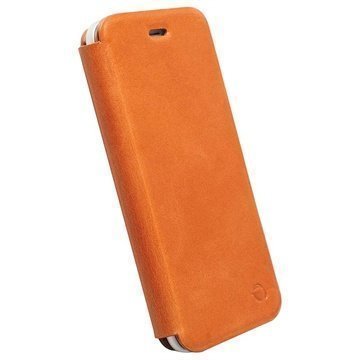 iPhone 6 / 6S Krusell Kiruna Wallet Leather Case Camel