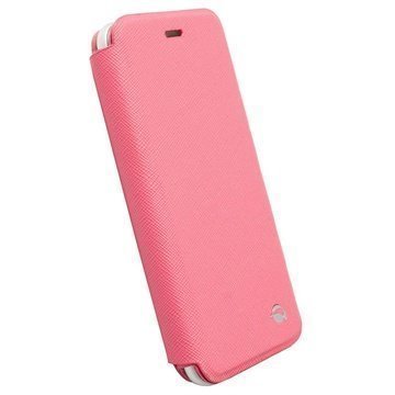 iPhone 6 / 6S Krusell Malmö Lompakkomallinen Nahkakotelo Pinkki