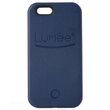 iPhone 6 / 6S LuMee LED-Valaistu Selfie-Kotelo Laivastonsininen