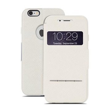 iPhone 6 / 6S Moshi SenseCover Läppäkotelo Beige