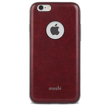 iPhone 6 / 6S Moshi iGlaze Napa Kotelo Burgundinpunainen