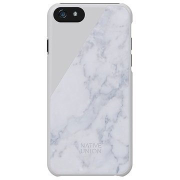 iPhone 6 / 6S Native Union Clic Marble Suojakuori Valkoinen