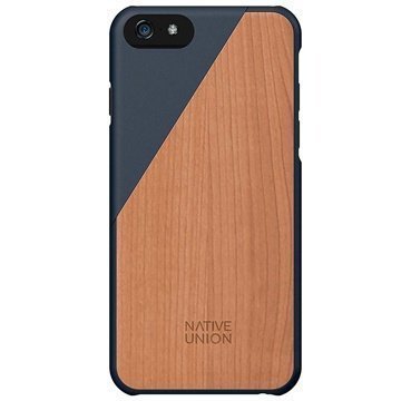 iPhone 6 / 6S Native Union Clic Wooden Puinen Suojakuori Navy