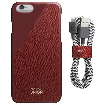 iPhone 6 / 6S Native Union Nahka Edition Setti Bordeaux