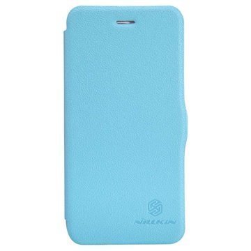 iPhone 6 / 6S Nillkin Fresh Series Läpällinen Nahkakotelo Sininen