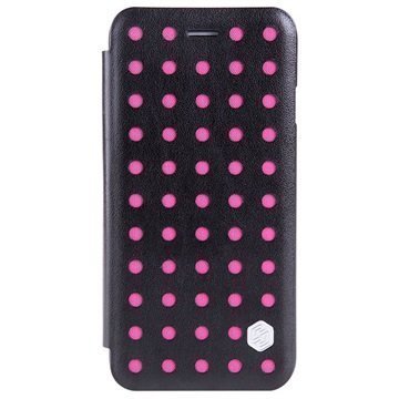 iPhone 6 / 6S Nillkin Pop Series Folio Kotelo Kuuma Pinkki