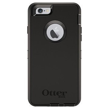 iPhone 6 / 6S OtterBox Defender-Sarjan Suojakotelo Musta