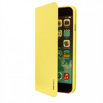 iPhone 6 / 6S Ozaki O!Coat 0.3 Folio Lompakkomallinen Nahkakotelo Wasabi