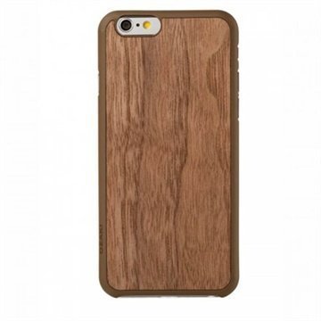 iPhone 6 / 6S Ozaki Wood Ultraohut Snap-on Kuori Pähkinäpuu