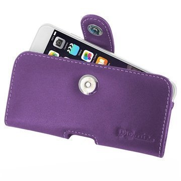 iPhone 6 / 6S PDair Nahkakotelo Violetti
