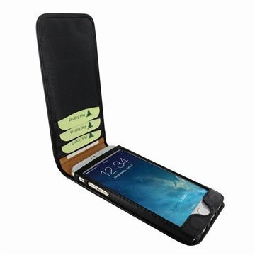 iPhone 6 / 6S Piel Frama Classic Magnetic Nahkakotelo Musta