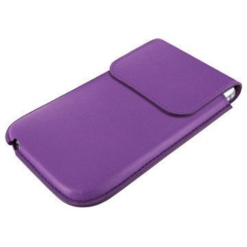 iPhone 6 / 6S Piel Frama Unipur Nahkakotelo Violetti