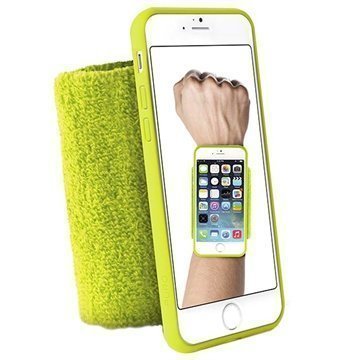 iPhone 6 / 6S Puro Running Käsivarsihihna Lime Vihreä