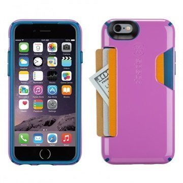 iPhone 6 / 6S Speck CandyShell Korttikotelo Orkideanvioletti / Syvänmeren Sininen