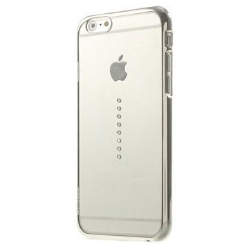 iPhone 6 / 6S X-Fitted Swarovski Crystal Suojakotelo Horizon Hopeinen