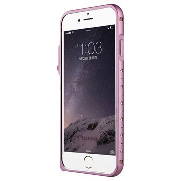 iPhone 6 Baseus Eternal Series Alumiininen Suojapuskuri Pinkki