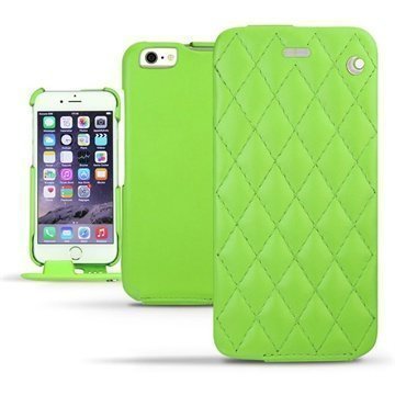 iPhone 6 Noreve Tradition Nahkainen Läppäkotelo Pulsion Couture Vihreä Fluo