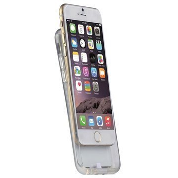 iPhone 6 Plus / 6S Plus Langaton TPU Latauskuori Valkoinen