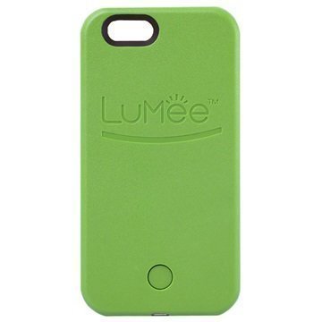 iPhone 6 Plus / 6S Plus LuMee LED-Valaistu Selfie-Kotelo Vihreä
