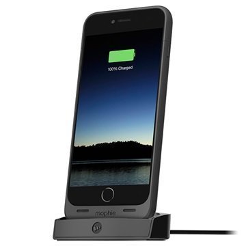 iPhone 6 Plus / 6S Plus Mophie Juice Pack Telakka Musta