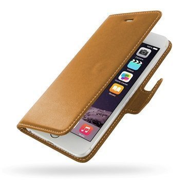 iPhone 6 Plus / 6S Plus PDair Leather Case NP3TIP6PBX1 Ruskea