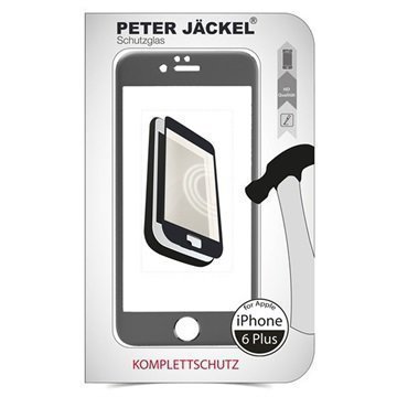 iPhone 6 Plus / 6S Plus Peter Jäckel Koko Näytön HD Lasi Näytönsuoja Harmaa