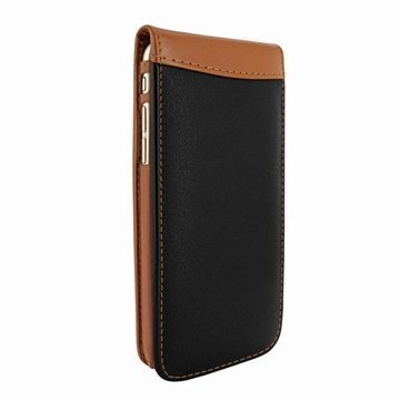 iPhone 6 Plus / 6S Plus Piel Frama Classic Magnetic Nahkakotelo Musta / Tan