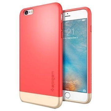 iPhone 6 Plus / 6S Plus Spigen Style Armor Kotelo Italian Ruusu