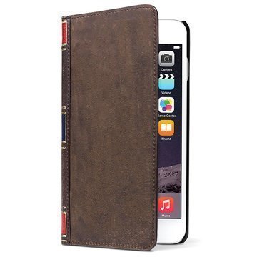 iPhone 6 Plus / 6S Plus Twelve South BookBook Nahkainen Lompakkokotelo Ruskea