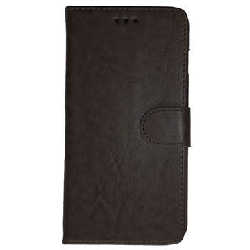 iPhone 6 Plus / 6S Plus UreParts Uranus Nahkainen Kirjamainen Suojakotelo Musta