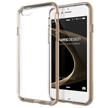 iPhone 6 Plus / 6S Plus VRS Design New Crystal Bumper Series Kotelo Hohtava Kulta