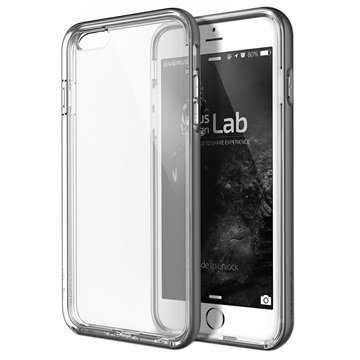 iPhone 6 Plus / 6S Plus Verus Crystal Bumper Series Kotelo Teräksisen Hopea